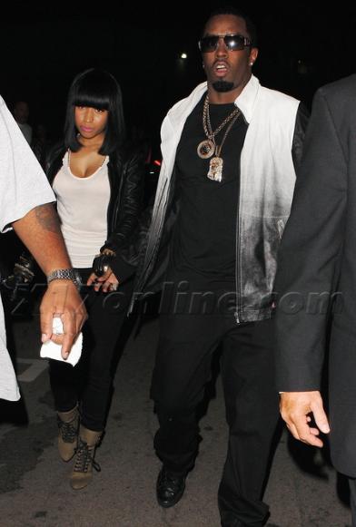 Diddy doesn't even hold his own girlfriend Cassie's hand in public.